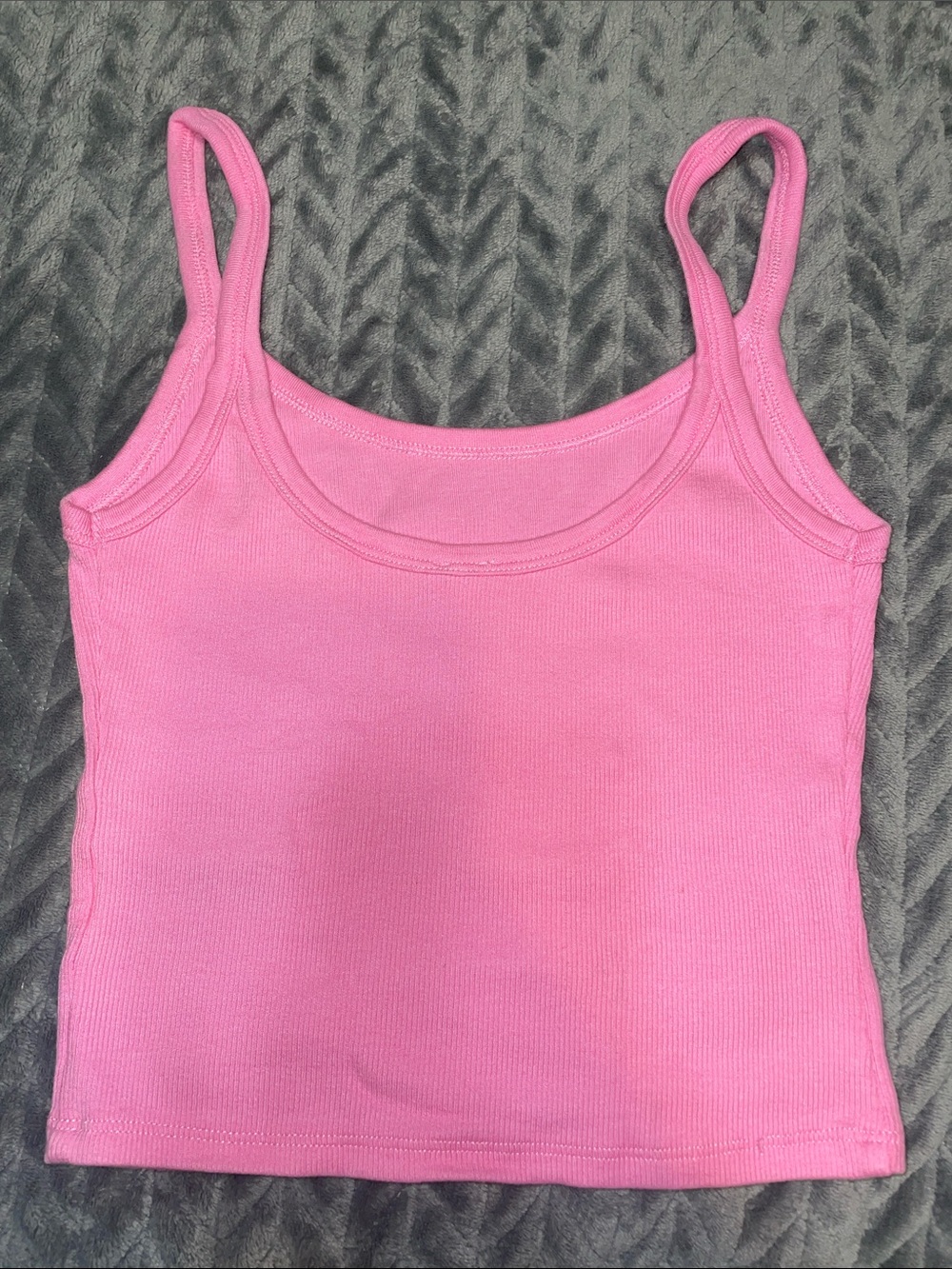 Garage Ribbed Cropped Tank - Picture 4 of 4